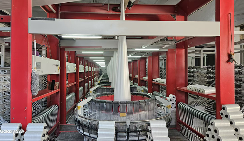 塑编拉收卷双工位